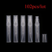 102 шт./лот пустые 2 мл 3 мл 4 мл 5 мл глазурь флаконы для духов спрей образец Заправляемый спрей флакон просвечивающий спрей флакон духов