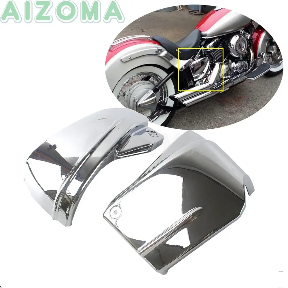 Боковая крышка для мотоцикла ABS 2 шт. обтекатель Yamaha V Star 650 / DragStar XVS650/XVS650A
