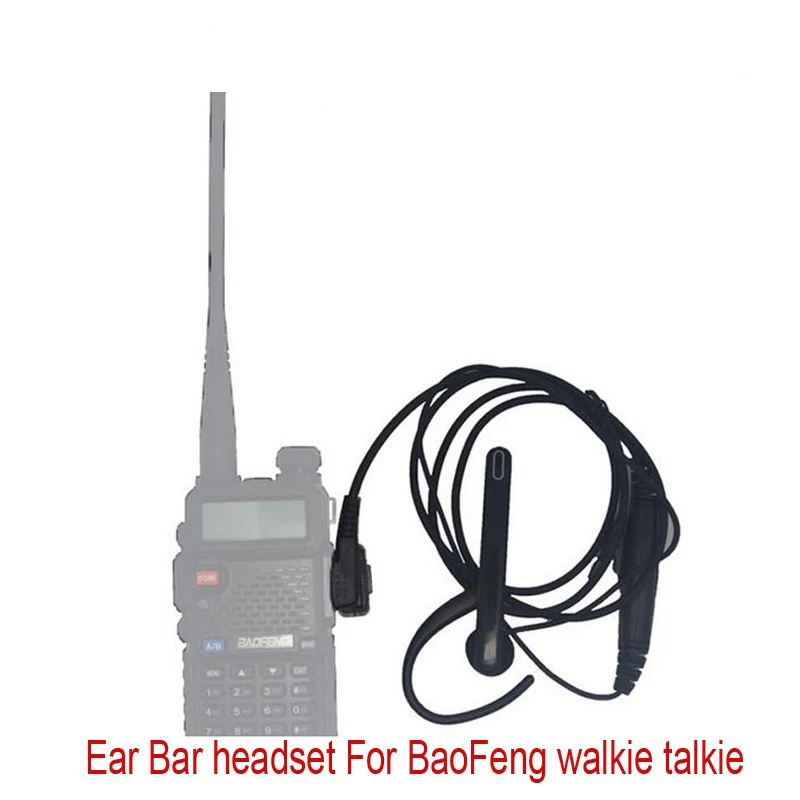 Новые 2 контактные наушники вкладыши для радиостанций baofeng|ptt headset|ptt micheadset for walkie