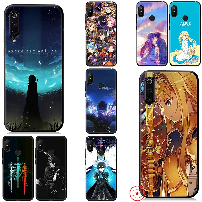 IYICAO обувь для вечеринки в Стиле косплей Sword Art Online мягкий чехол Xiaomi mi A3 A2 A1 8 Lite 9 Se