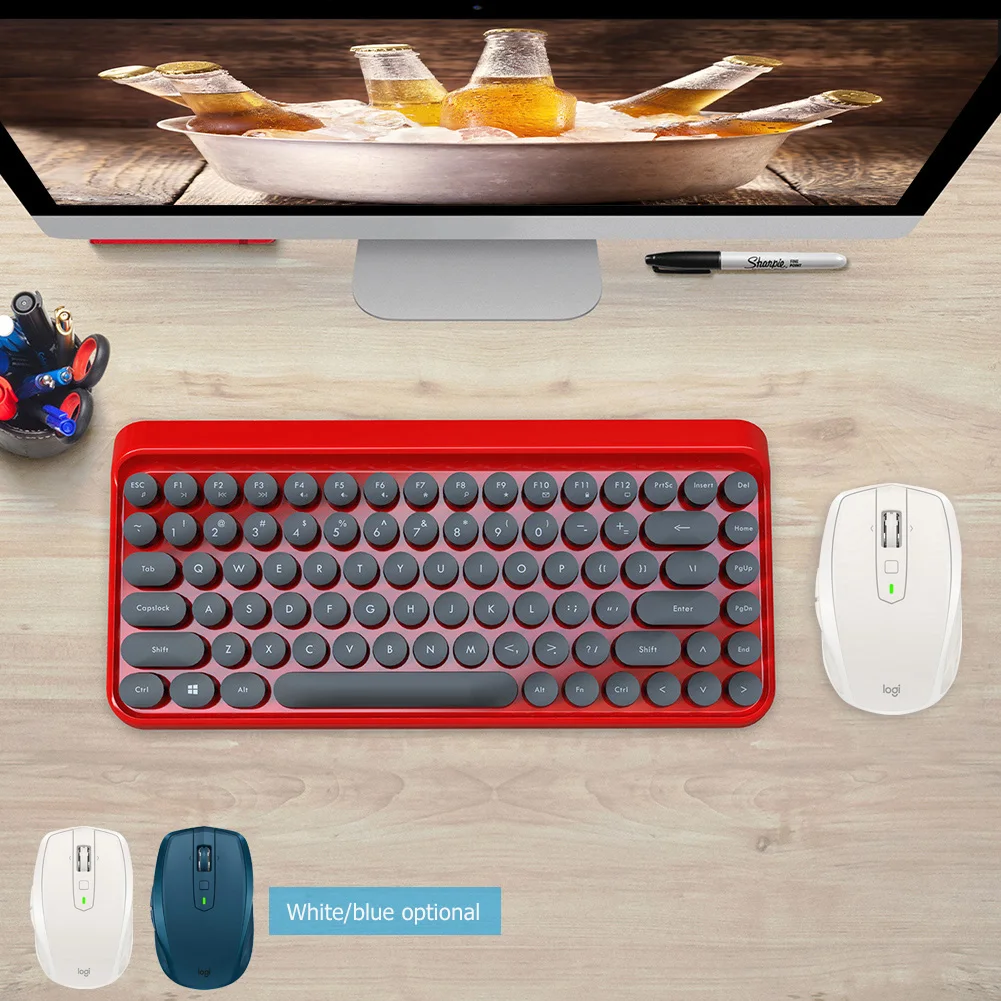 US $52.82 Logitech MX Anywhere 2S 24GHz Wireless Mouse 4000DPI Rechargeable Bluetooth Gaming Mice Dual Connection Mouse MultiDevice Top