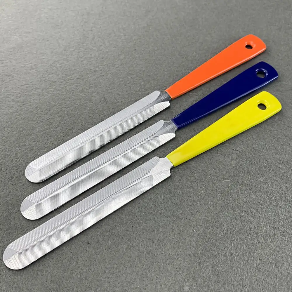 FLEOR 3PCS Guitar Nut Files Fret Crowning Slot Filing Luthier Tool Set