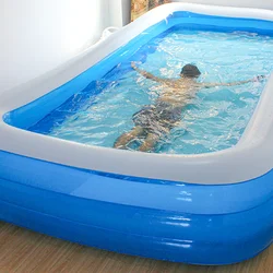 Big Size Swimming Pool Kit Child 4.28m Inflatable Pools Outdoor Large Family Toy Piscina Desmontable Sports Entertainment AB50YC