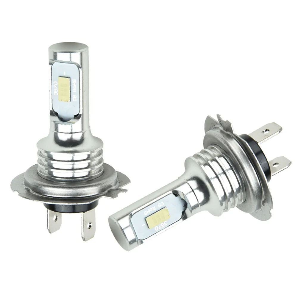 

Brand New LED Bulbs Fog Light Driving Light High Power Low Beam No Delay Stable Aluminum Heat Sink Clear White
