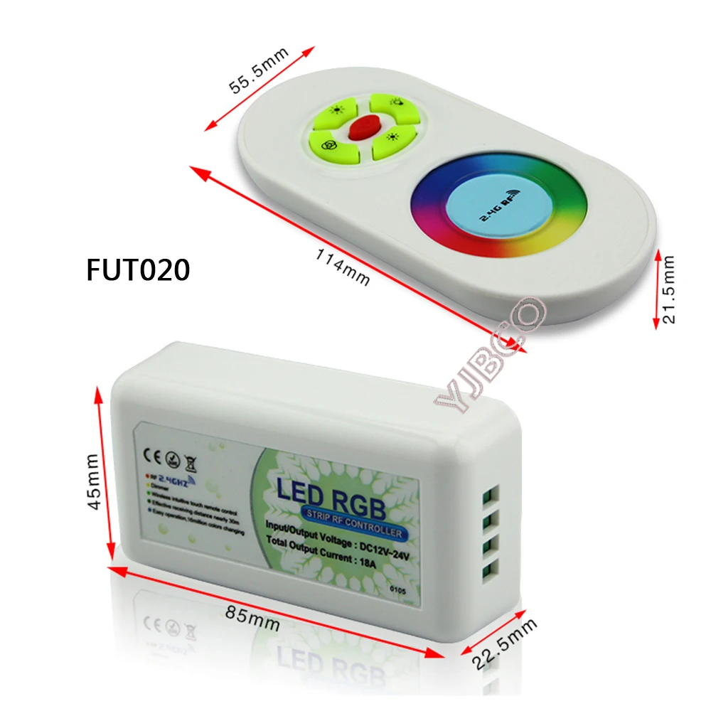 Miboxer 2 4G FUT020/FUT021/FUT022/FUT025/FUT027/FUT028 Светодиодная лента диммер сенсорный двойной