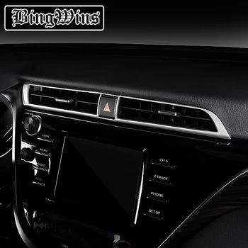 

Car Styling For Toyota Camry 2018-2019 Interior Parts Stickers Decoration Strip Moulding Car Door Dashboard Air Outlet Steering