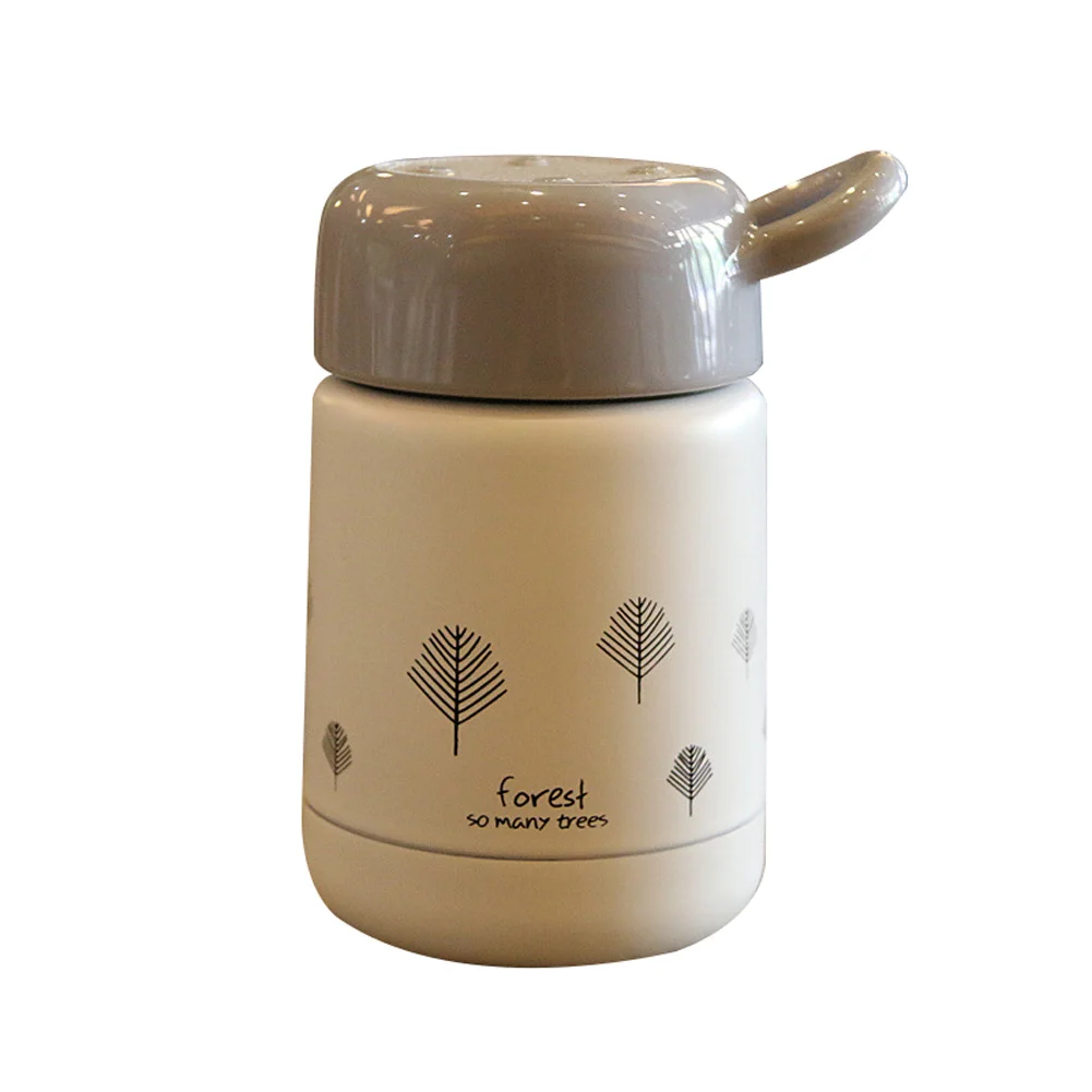 

300ml Food Flask Kitchen Containers Stainless Steel Cute Lunch Women Bento Box Cartoon Students Portable Vacuum Cup Soup Mini