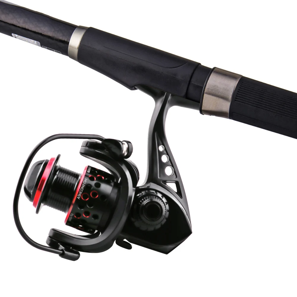 Carretel de Pesca Engrenagem de Água Super Leve Alumínio Metail Carretel Fiação 8 kg Max Arraste 5.0: 1 Relação Doce Carpa Pesca 2000 H-7000 h Cnc 11 Cheap Carretilhas de pesca