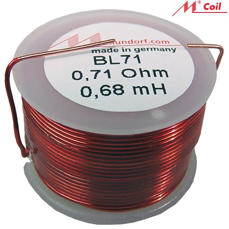 2 Pz/Lotto Germania Mundorf M Bobina Nucleo Dell'Aria · Filo Di Rame 0.71Mm Bl71 Vernice Induttore Crossover Vuoto Spedizione Gratuita