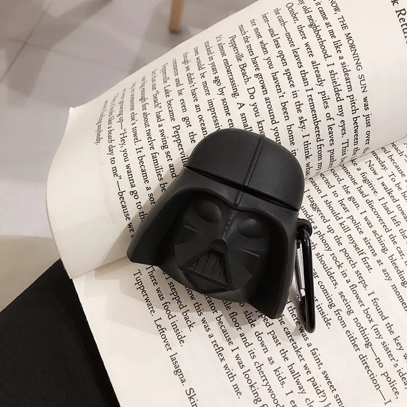 3D Звездные войны последний джедай воин Самурай Дарт Вейдер корпусы гарнитурные для Apple Airpods 1/2 силиконовый защитный чехол для наушников