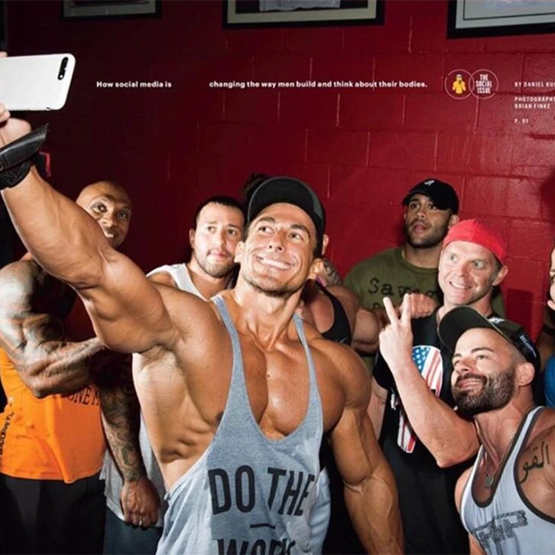 2 шт. тренажеры торговой марки muscleguys одежда Singlet Y Back тренажерный зал майка для мужчин фитнес Стрингер жилет хлопок бодибилдинг мужчин без рукавов Ши