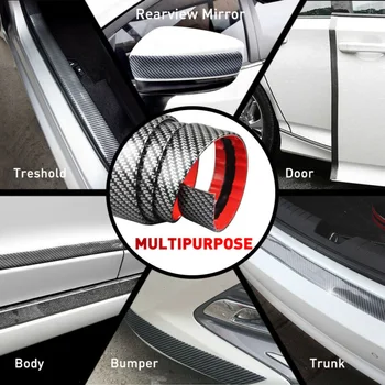 

Door Plate Anti-collision Strip Cover Anti Scratch 2Mx3CM Replacement Car
