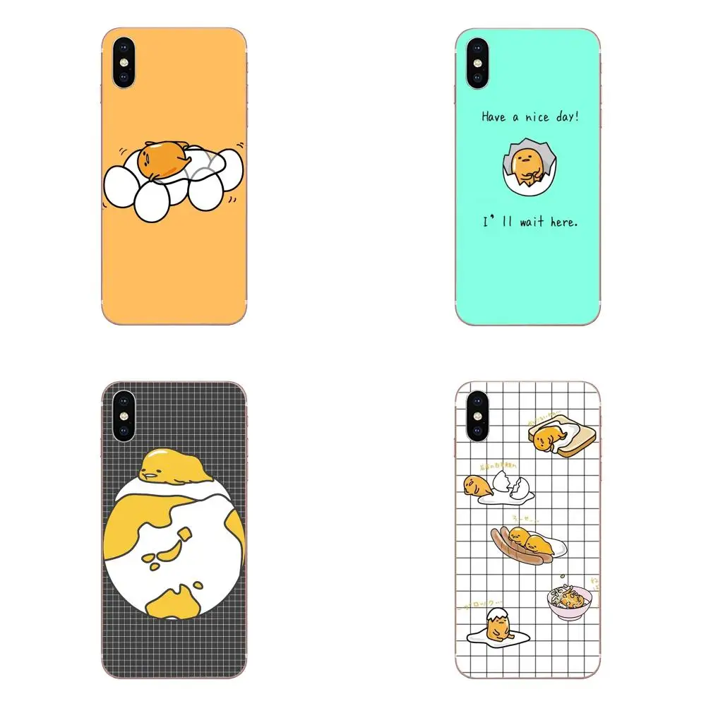 Милый Gudetama Lazy Egg для samsung Galaxy Note 5 8 9 S3 S4 S5 S6 S7 S8 S9 S10 5G mini Edge рlus Lite чехол Мода |