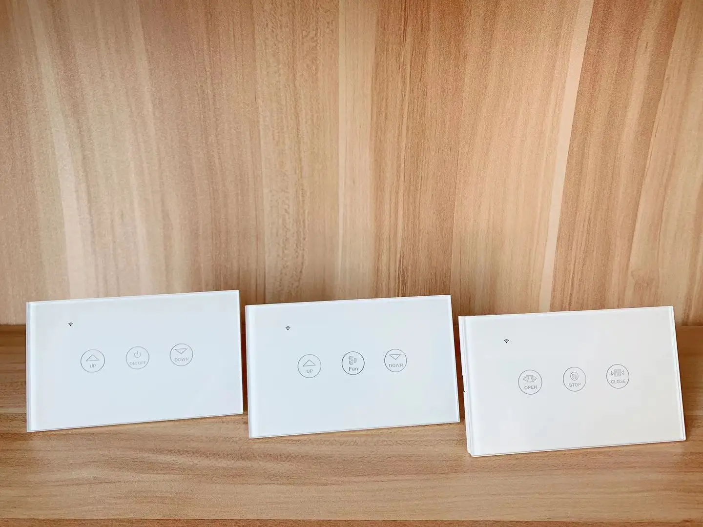 Смарт-шторка с WiFi Вентилятор Диммер сенсорный Стекло Панель ПДУ для умного дома, с таймером, совместим с Alexa и Google регулирующий с электроприводом Электрический ролик жалюзи для Google Home
