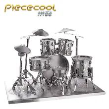 Piececool 3D Metal Model Drum Kit Piano Erhu Violin Harp Children'S Educational Assembled Toys Model