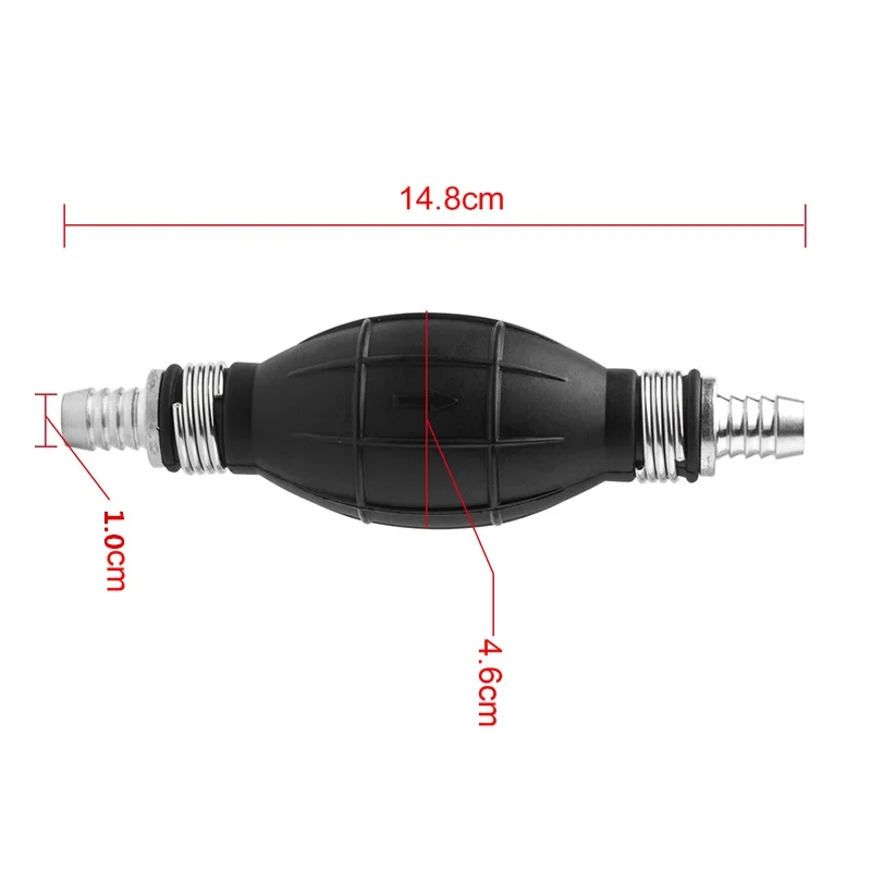 1 шт. топливный насос 6 мм 7 мм 10 мм 12 мм ручной топливный насос праймер лампы топлива используется для автомобилей корабль лодка морской дизельный газ бензиновый двигатель масло