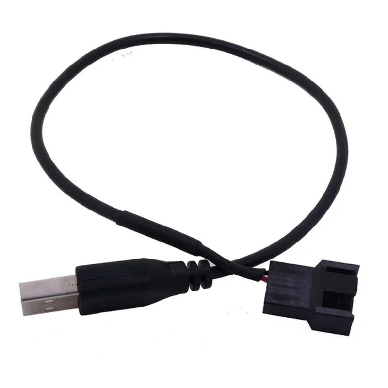 USB к 4PIN Процессор кабель адаптера вентилятора Тетрадь материнская плата