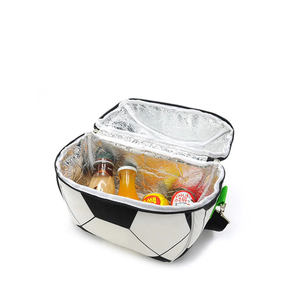 Портативные термо сумки для обедов для женщин и детей, Мужская Футбольная сумка-холодильник для пикника переносная сумка-термос контейнер для хранения