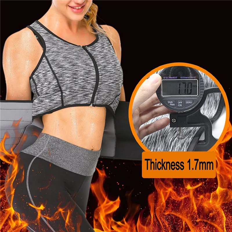 Женский неопреновый Топ для похудения с молнией|waist trainer|slim waist trainercontrol body shaper |