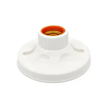 

1piece E27 Screw Flat Lamp Holder For Bakelite Plastic For 120mm Holder Diameter Lamp Accessories Holder Socket Lamp S0F8
