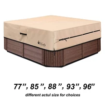 Горячая ванна открытый крышка сверхмощный водостойкий полиэстер водонепроницаемый очень сильная Крышка для горячей ванны чехол