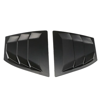 

Car Accessories Black Rear Window Side Louvers Vent Panel Trim for Mazda 3 Axela 4Dr Sedan 2014-2018