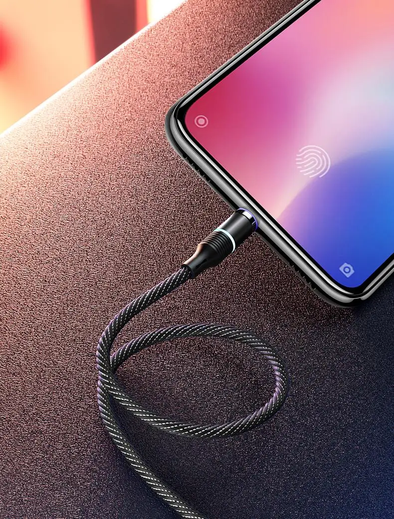 5A Super fast charge QC4.0 Magnetic Cable USB C Charging (14)