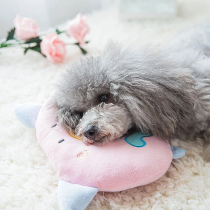 Pet Dog Sleeping Pillow Protect Cervical Spine Deep Sleep Dog and Cat