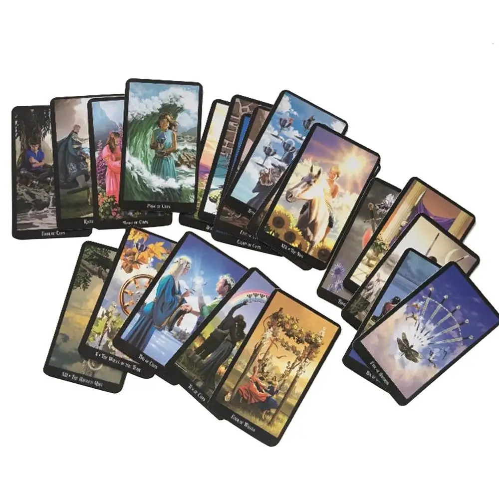 Mystic Tarot колода карты настольная игра чтение ведьмы карты Таро для Фортуны ведьма карточная игра детская игра