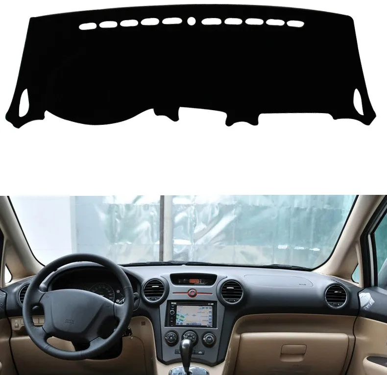 Противоскользящий коврик для приборной панели kia carens 2007 2008 2009 2010 2011 | Автомобили и