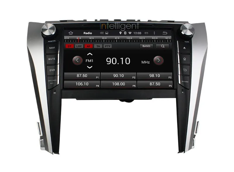 Cheap Quad core 1024*600 HD screen Android 9.0 Car DVD GPS radio Navigation for Toyota Camry, Aurion,Daihatsu Altis 2015-2016 5