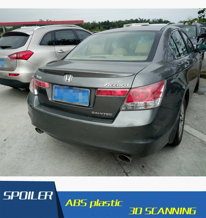 Спойлер для Honda Accord высококачественный спойлер из АБС-материала заднего крыла