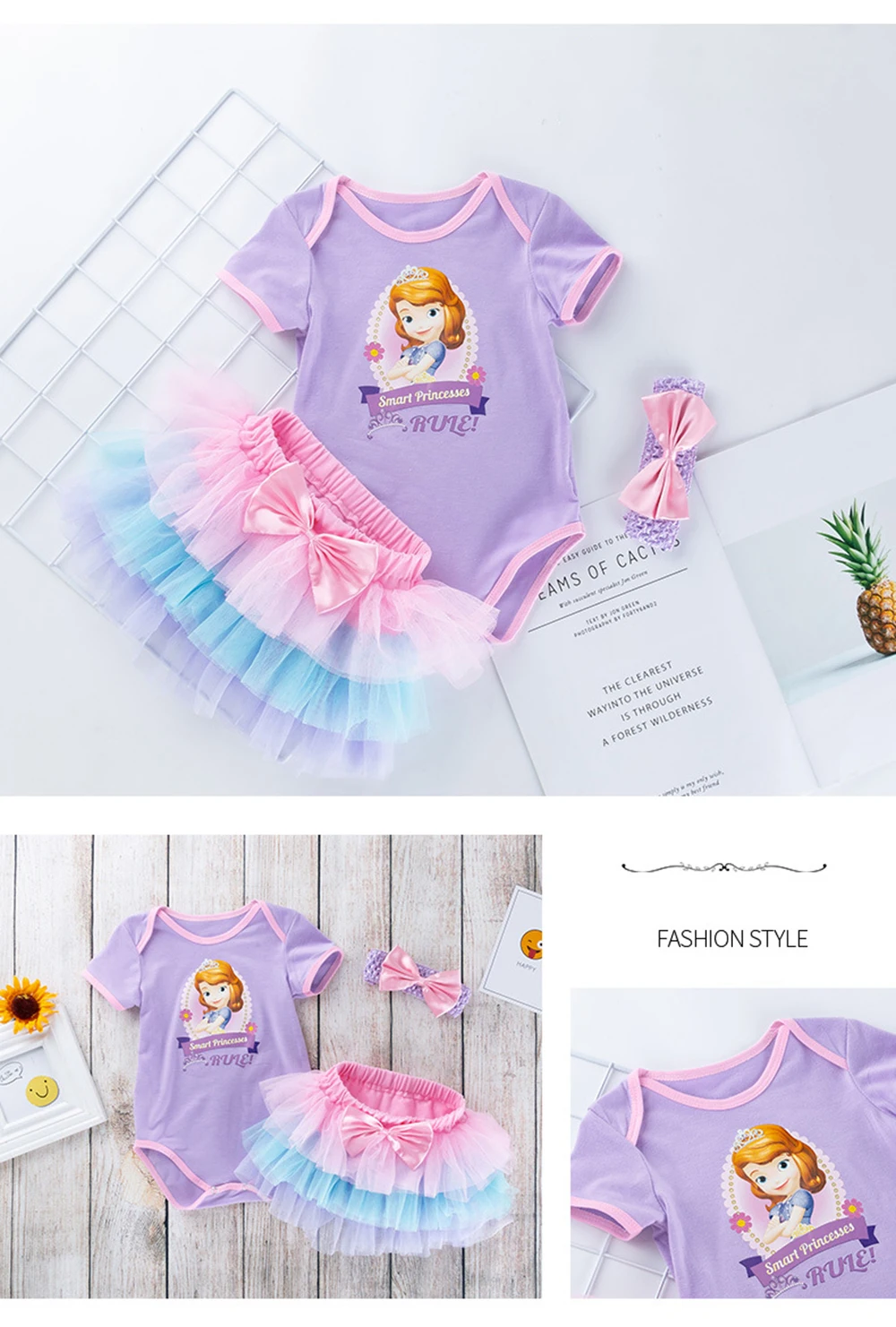 Girls First Birthday Pink Princess Dress Infant Tutu Brand Clothing Bebe Romper Set baby Dress Summer Newborn Baby Girl Clothes