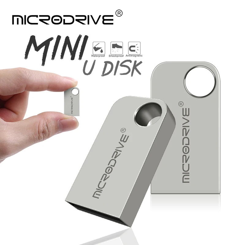 Unidad Flash Usb 2,0 de metal, Pendrive de 4 Gb, 8 Gb, 16 Gb, 32 Gb, 64 Gb, Logo Gratis