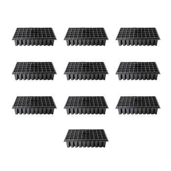

10Pcs 50 Holes 32 Holes Succulent Plants Thicken High-Legged Nursery Pot Sowing Seedling Tray For Planting Seedlings Propagation