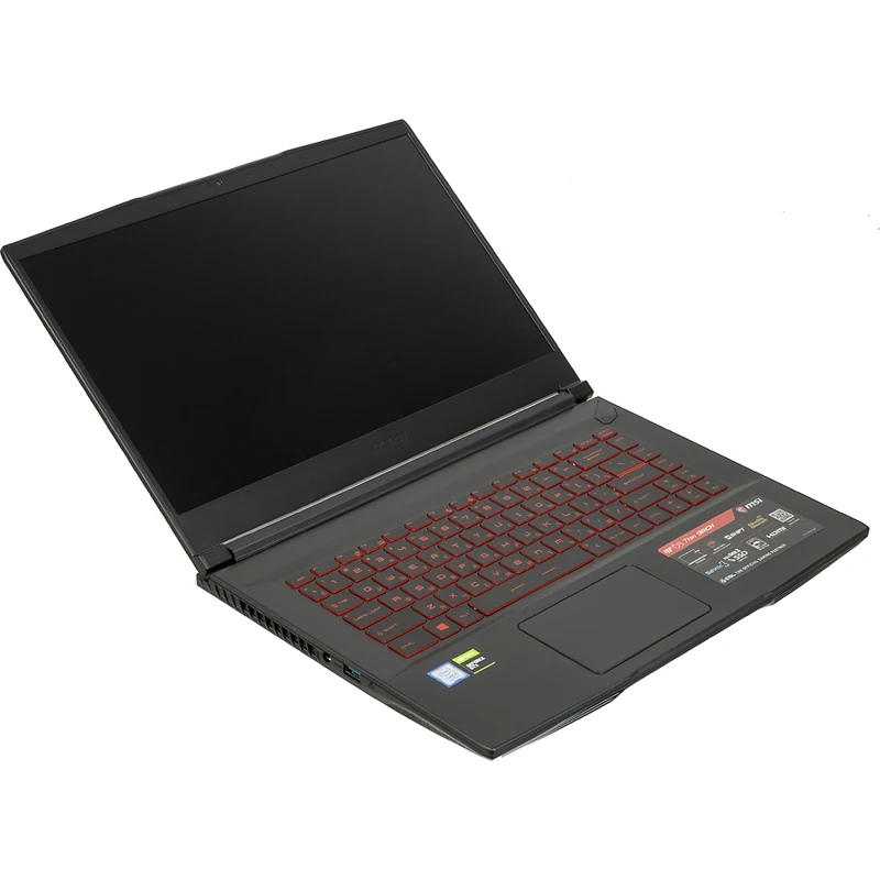 Ноутбук MSI GF63 Thin 9RCX-684XRU i5 9300H/8Gb/1Tb/SSD128Gb/GTX 1050 Ti 4Gb/15.6"/IPS/FHD/DOS/black