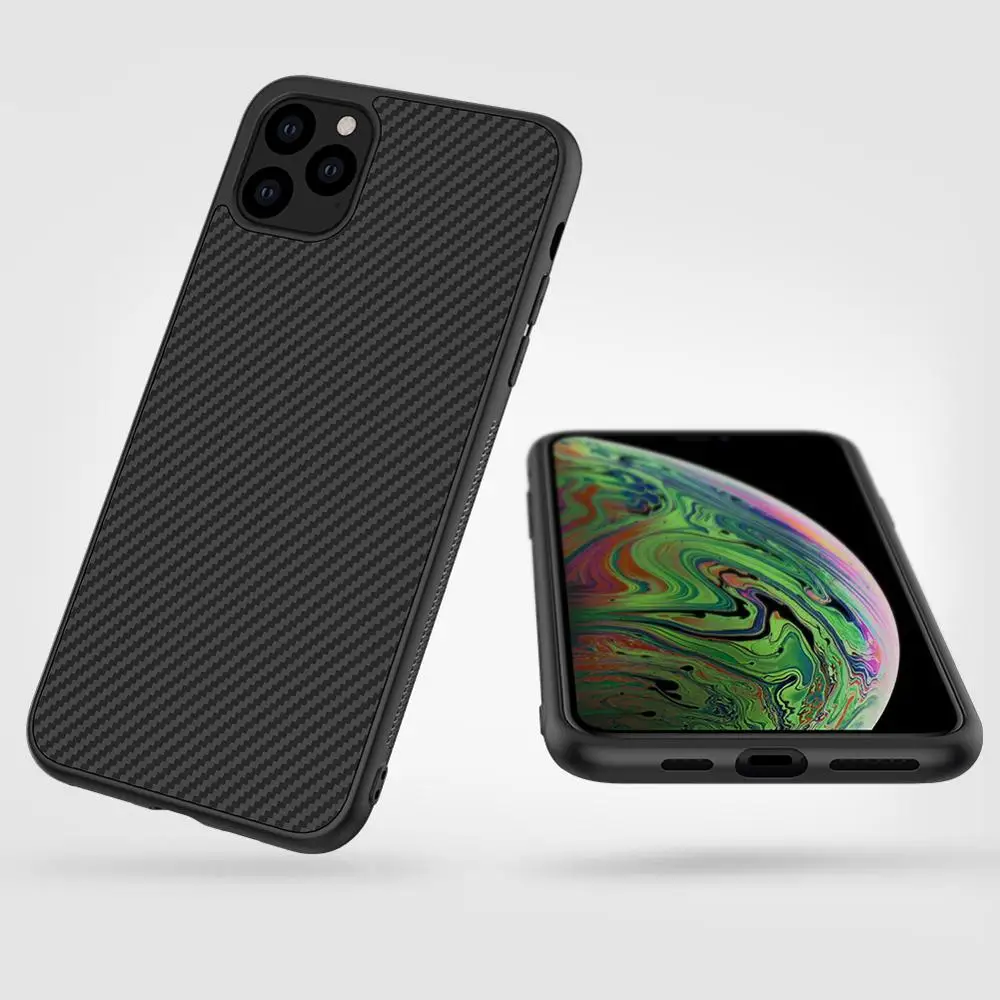 Чехол Nillkin для iPhone 11 Pro Max X Xr Xs жесткий пластиковый чехол из углеволокна Max|Бамперы|