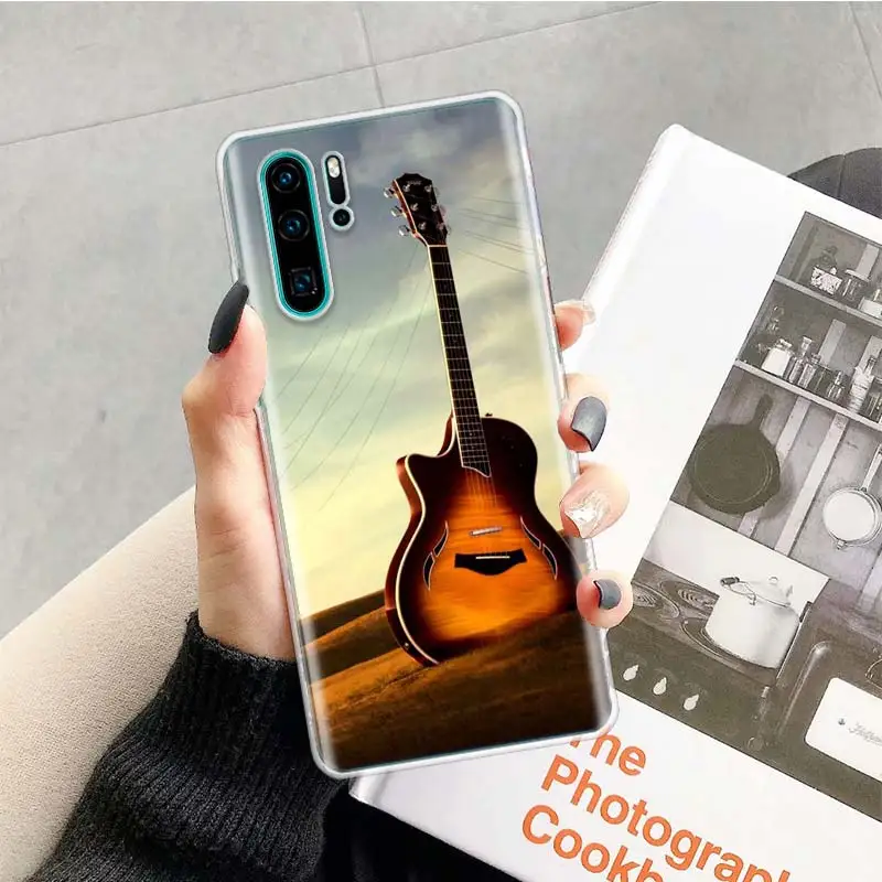 Музыкальный Чехол для фортепианной гитары Huawei P40 P30 P20 P10 Mate 30 20 10 Pro Lite P Smart Plus + Z
