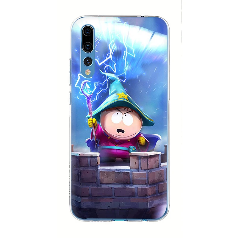 EWAU аниме Southpark мягкий силиконовый матовый чехол для телефона для huawei P8 P9 P10 P20 P30 Lite Mine Pro P Smart Z Plus - Цвет: T7