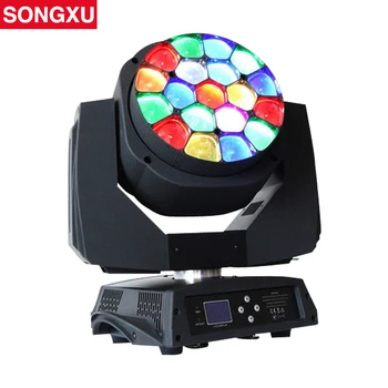 

SONGXU RGBW 4in1 LED Zoom Function Bees Eyes Big Eyes Moving Head Light for Nightclub DJ Party Stage Light/SX-MH1915
