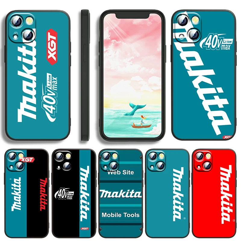 Toolbox makita Für Apple iPhone 13 12 11 SE XS XR X 7 8 6 5 S mini Plus Pro  MAX 2020 Schwarz Weichen Capa Telefon Fall|Phone Case & Covers| - AliExpress
