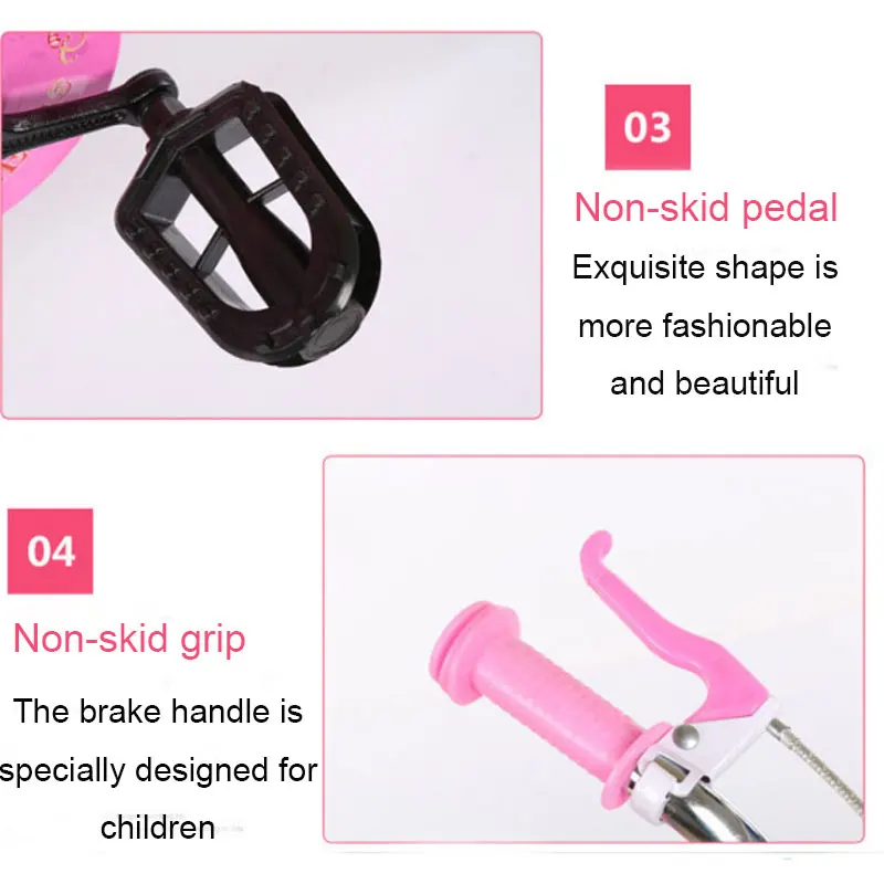 Bicicleta para Crianças Alta do Aço-carbono Anos de Idade Menino e Menina Frame Engrosse Não-slip Pneu Bicicleta Criança 212 8 Carrinhos p/ dirigir