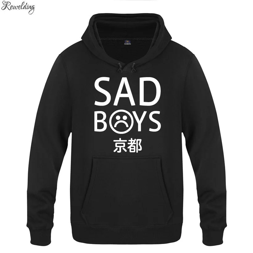 UNKNOWN DEATH Sad Boys Yung толстовки для любителей музыки мужская мода с капюшоном флисовый