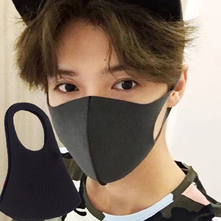 1 шт. Пылезащитная маска на рот для лица с рисунком аниме Kpop Lucky Bear женщин и мужчин