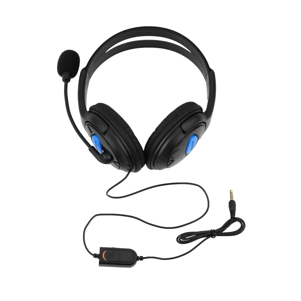 Проводные Игровые наушники с микрофоном стерео супер басовый микрофон для sony PS4 для playstation 4 геймеров оптом