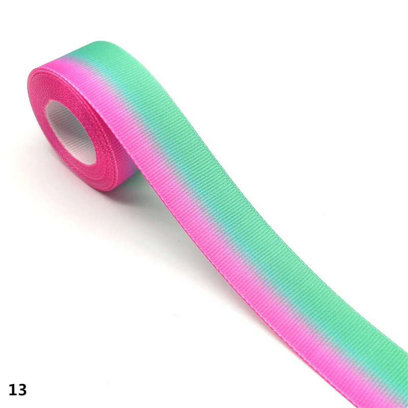 Gradient Rainbow Grosgrain Ribbon for Wedding Home Decor DIY Gift Wrapping Party Handmade Accessories 3 yards ribbon decoration,ribbon supplies,grosgrain ribbon,wrapping ribbon,sewing ribbon