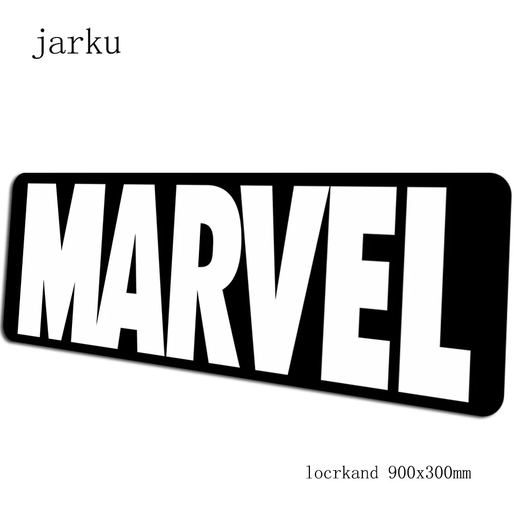 Marvel Comics логотип коврик для мыши 900x300X2 мм большая компьютерная мышь игровой мат геймпад пк геймер Самый дешевый игровой коврик для мыши padmouse