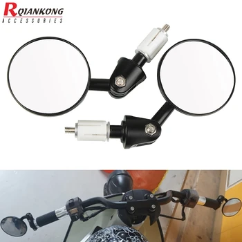 

Universal Motorcycle ATV Round Bar End Rearview Side Mirror cafe racer mirrors For Kawasaki Z750 Z750R Z750S R S Z800 /E version