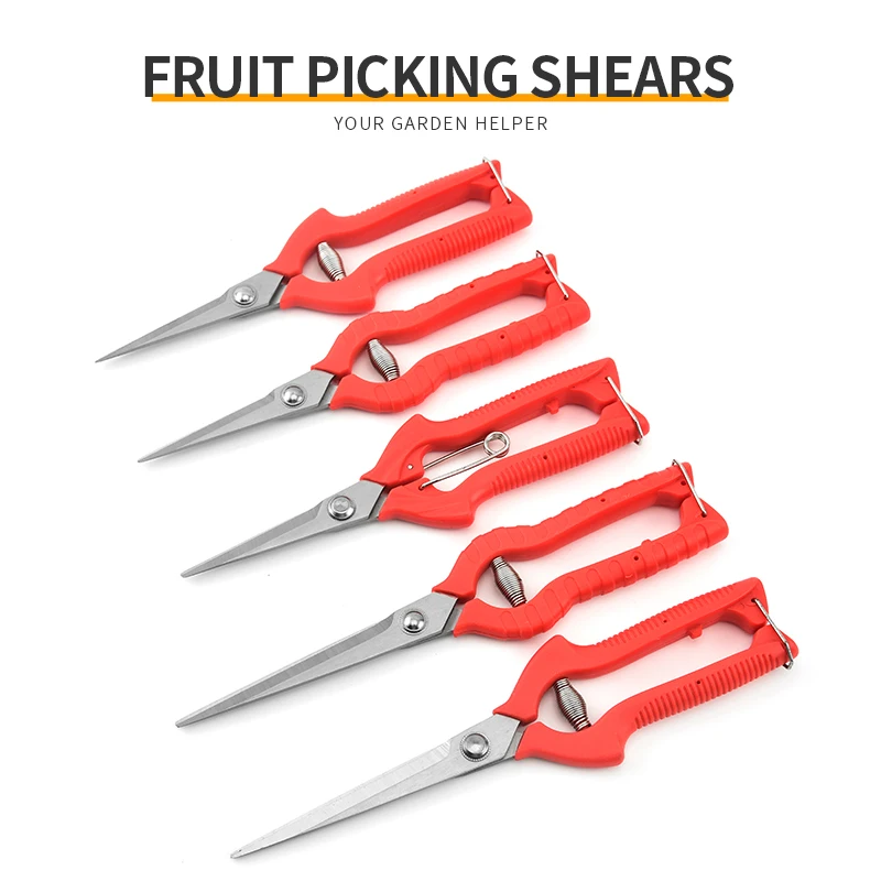 HDL Garden Tools Flowers Bonsai Scissors Stainless Steel Pruning Shears Can Be Used For Fruit Picking In The Orchard