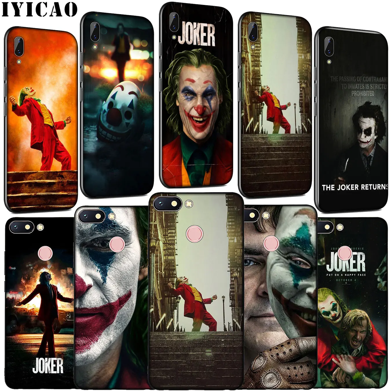 

Joaquin Phoenix movie joker Soft Silicone Phone Case for Xiaomi Redmi K20 GO 8A 7A 6A 5A 4A 4X Note 8 7 6 Pro 5 Plus Cover